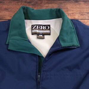 Zero Restriction Gore-Tex Golf Outerwear Full Zip Lined Jacket Men's XL Blue